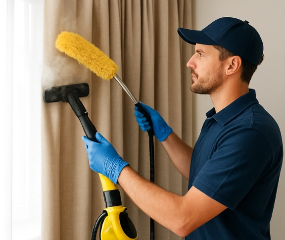 Trusted blind cleaning technician Matty Curtain Cleaning strathmore-heights-vic QLD